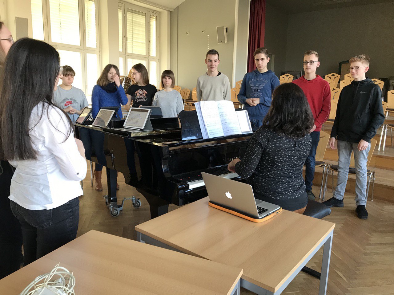 Abba Projekt Der Klasse 10m Goethe Gymnasium Demmin Musikgymnasium